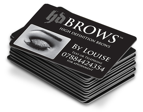 Beautician's Plastic Business Cards